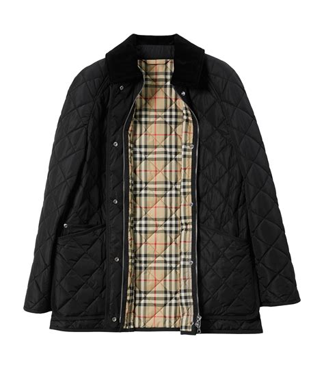 burberry quilted jacket made in china